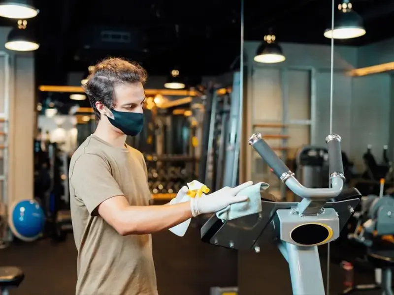 Reinigung von Sporthallen